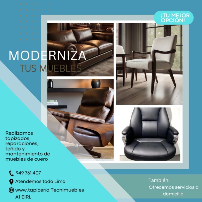 RENUEVA TUS MUEBLES CON ESTILO Y CALIDAD